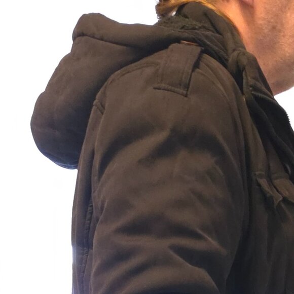 Yozai Men's Winter Jacket/ Coat with Multi Pockets and Detachable Hood - Picture 5 of 15